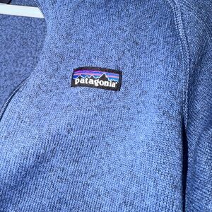Patagonia Blue Fleece Quarter Zip